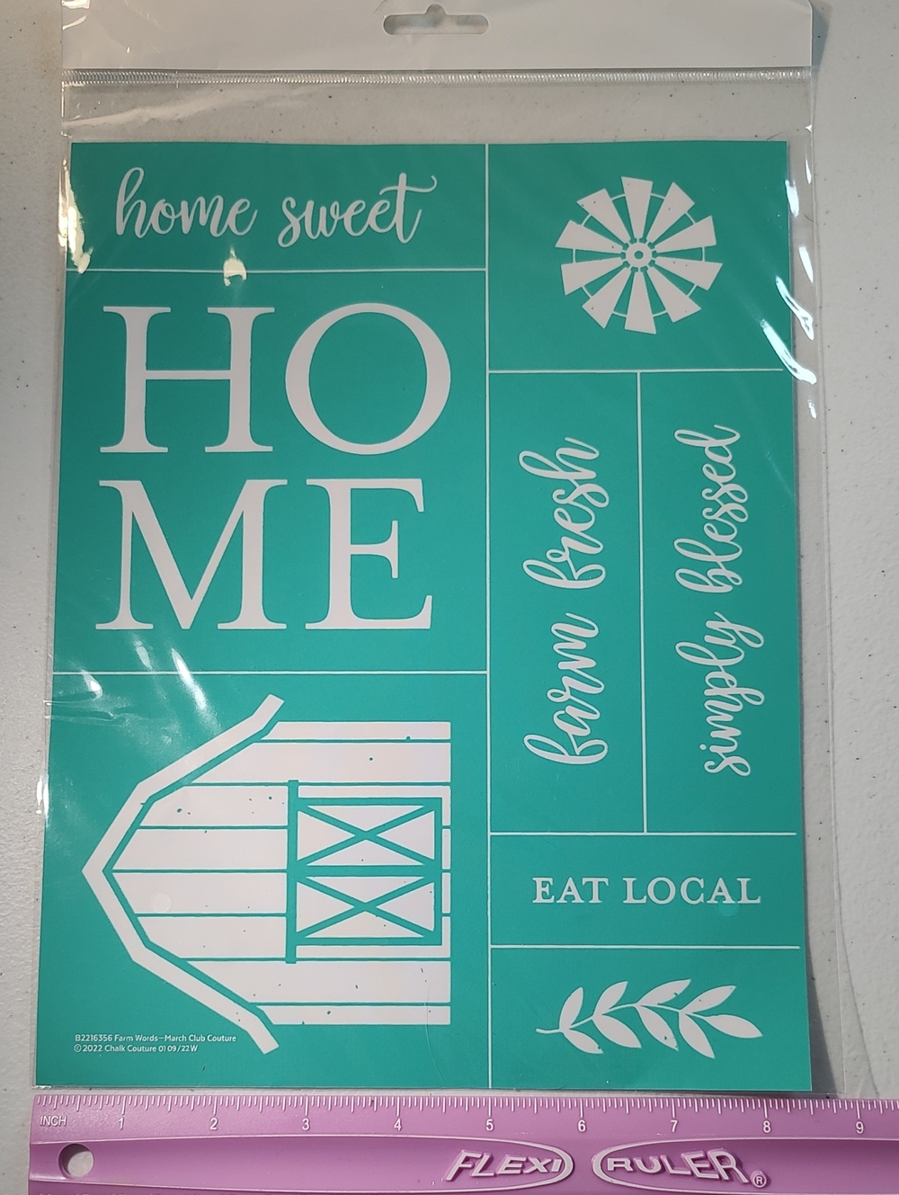 Chalk Couture Transfer Farm Words  Simply Blessed Farm Fresh Eat Local